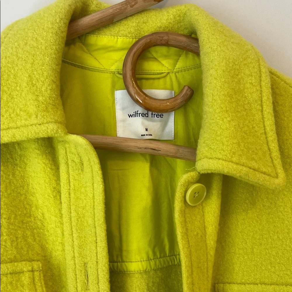Wilfred Free Chartreuse Ganna Jacket - Picture 2 of 4